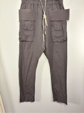 MNML Men's Cargo Drawstring Pants - Gray